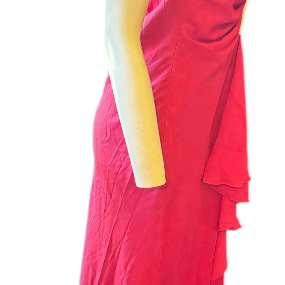 Milano Red ruffle dress - Picture 9 of 13